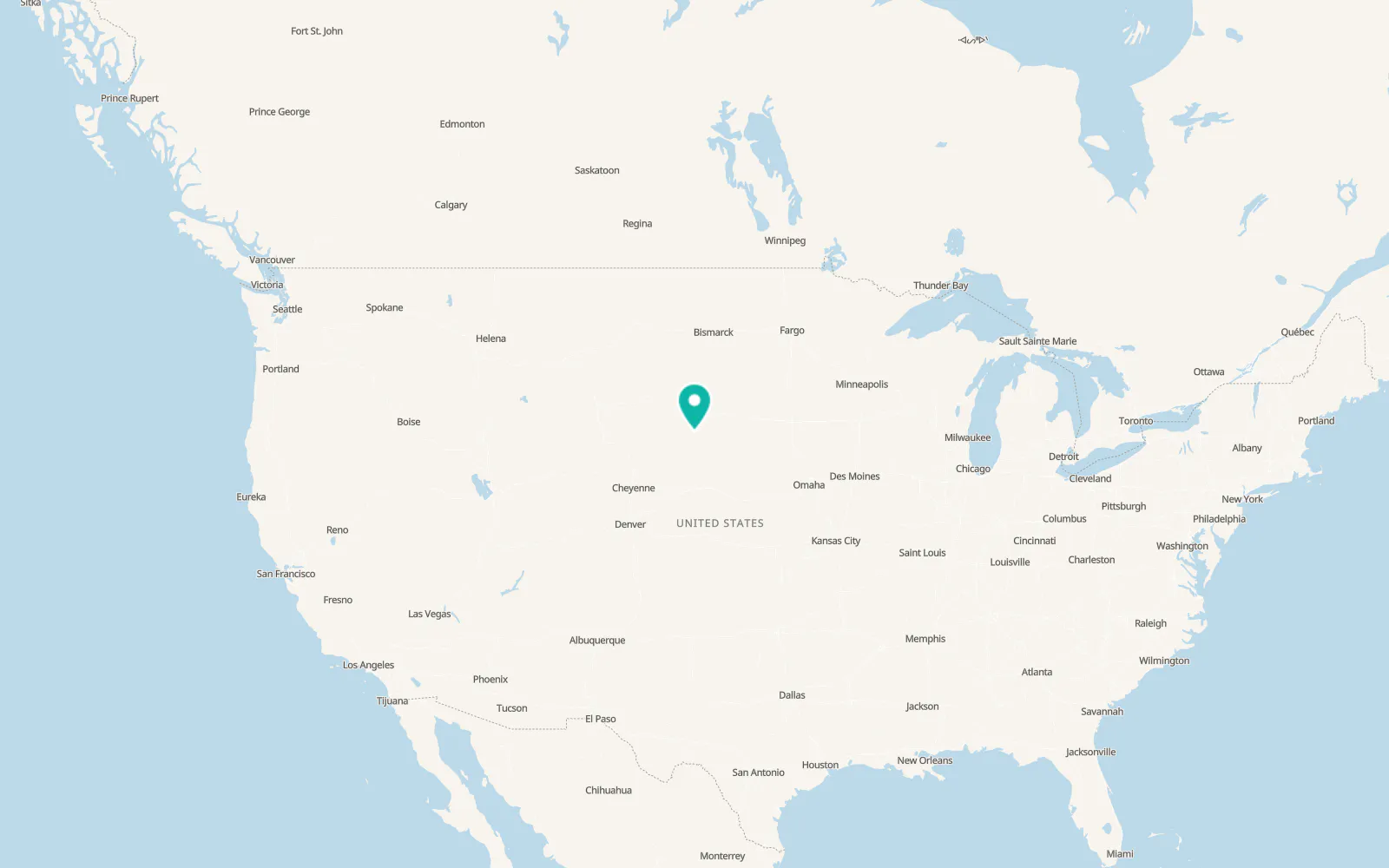Map of Martin