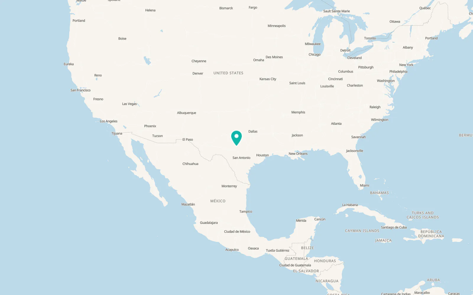 Map of Mason