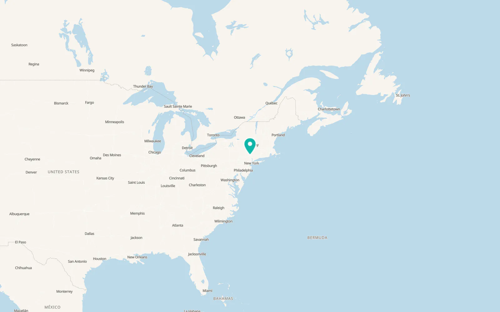 Map of Maybrook