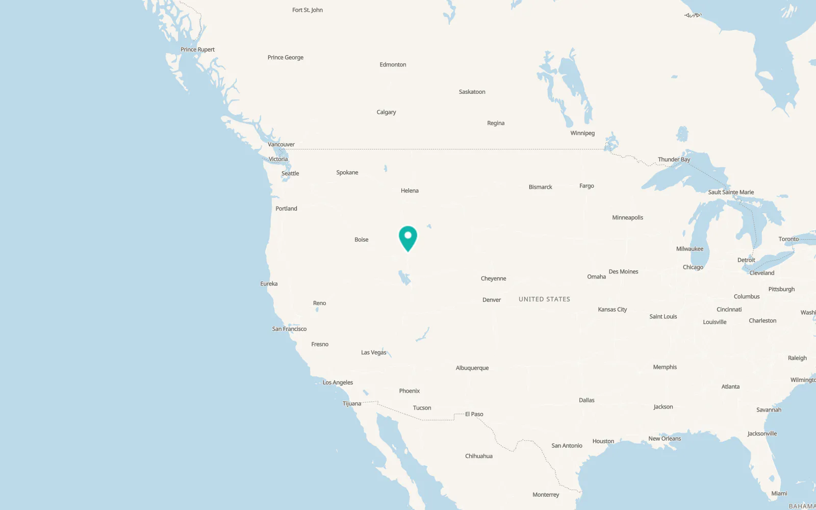 Map of McCammon