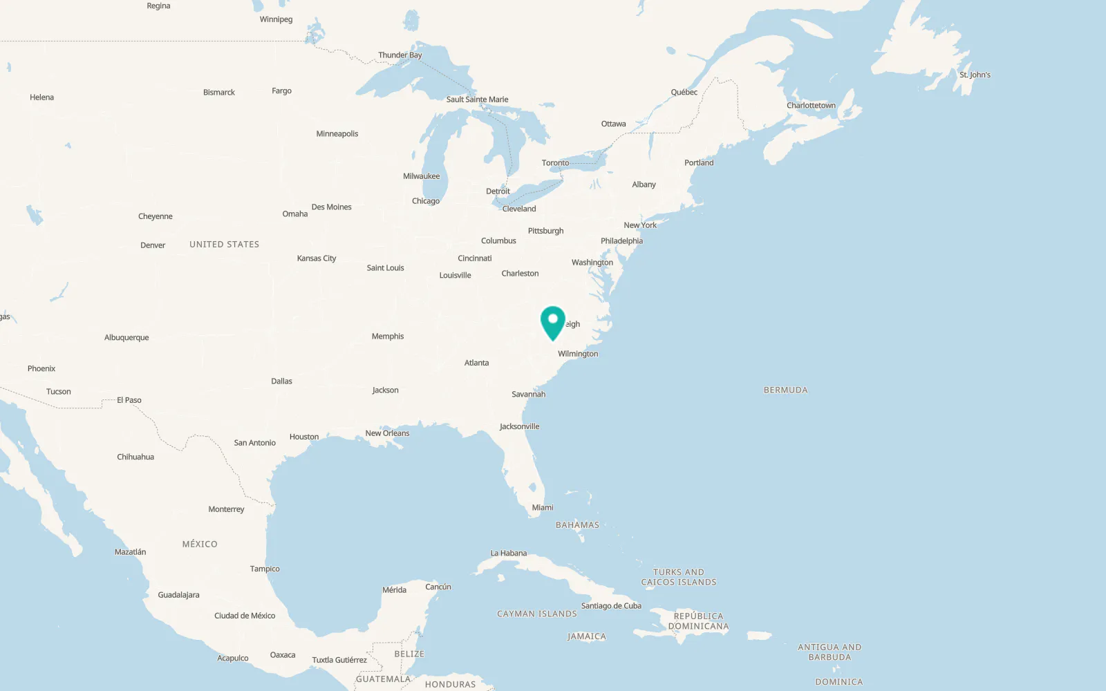 Map of McColl