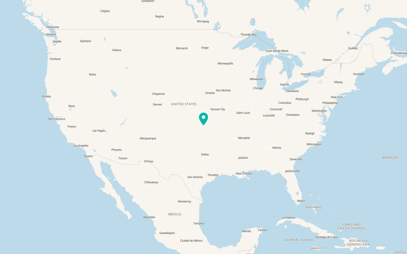 Map of McCord
