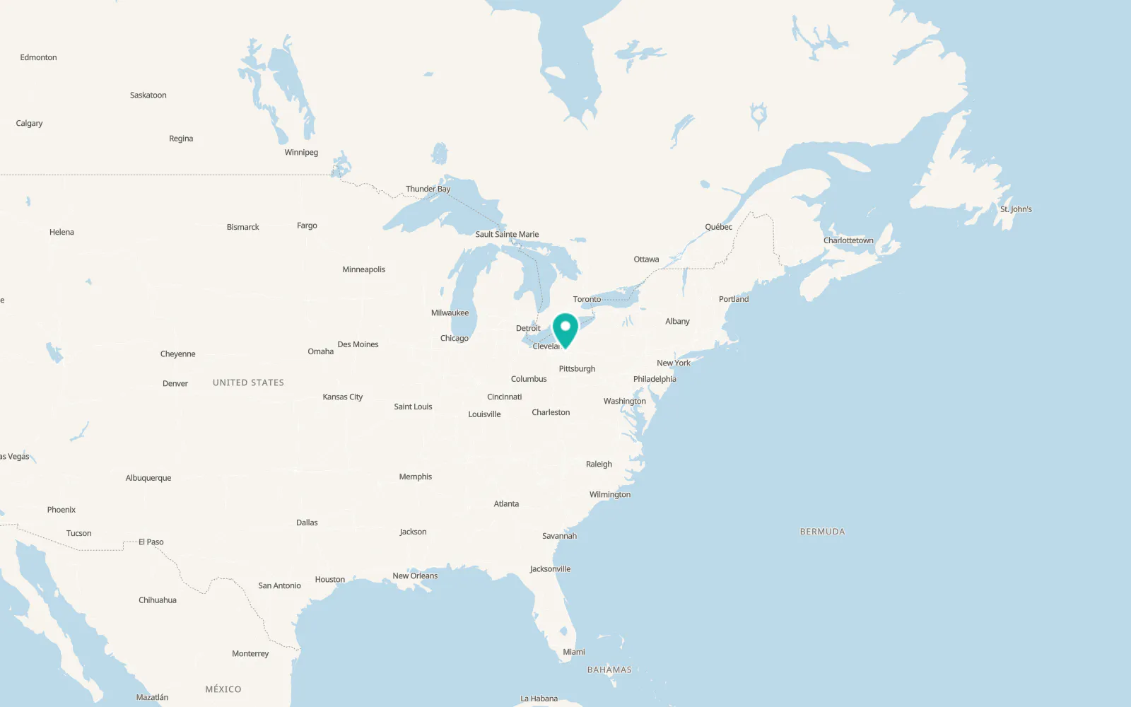 Map of McDonald
