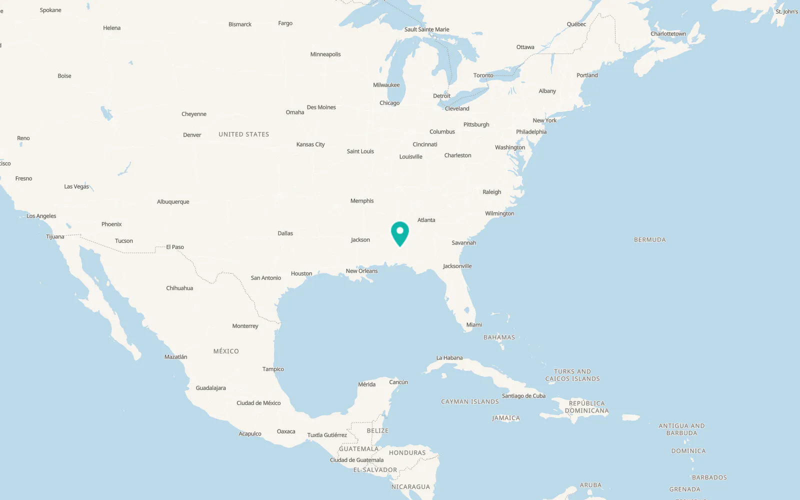 Map of McKenzie