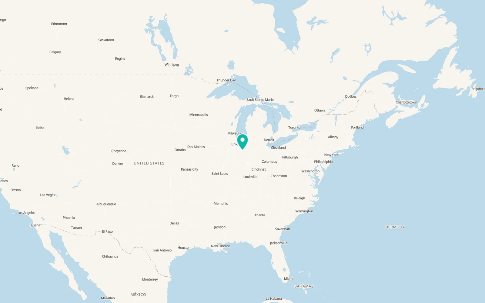Map of Medaryville