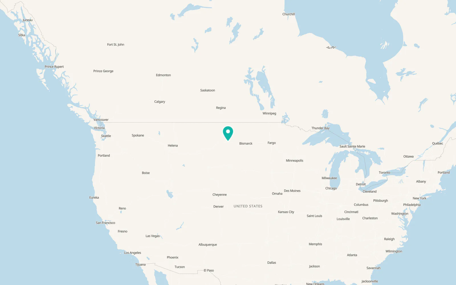 Map of Medora