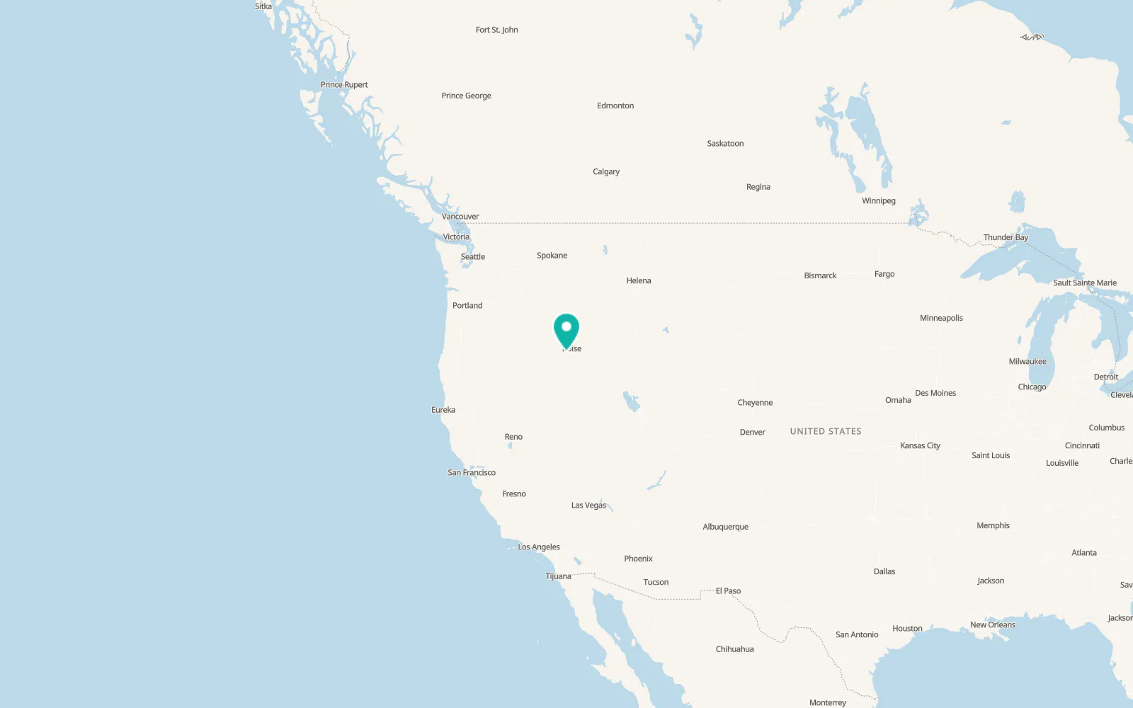 Map of Melba