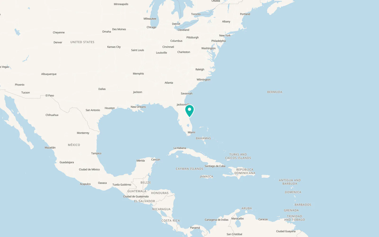 Map of Melbourne Beach