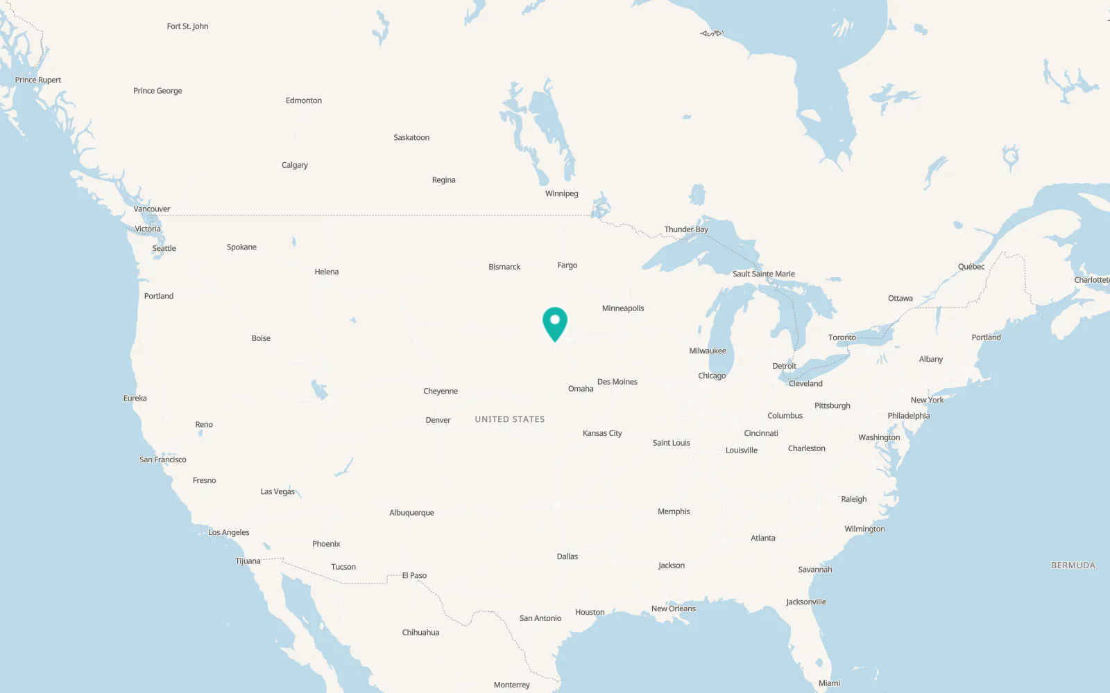 Map of Menno
