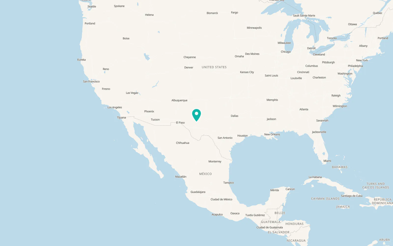 Map of Mentone