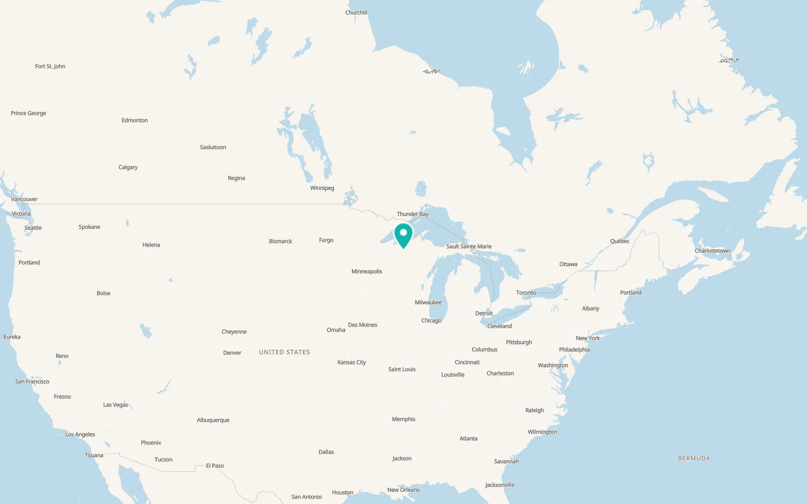 Map of Mercer