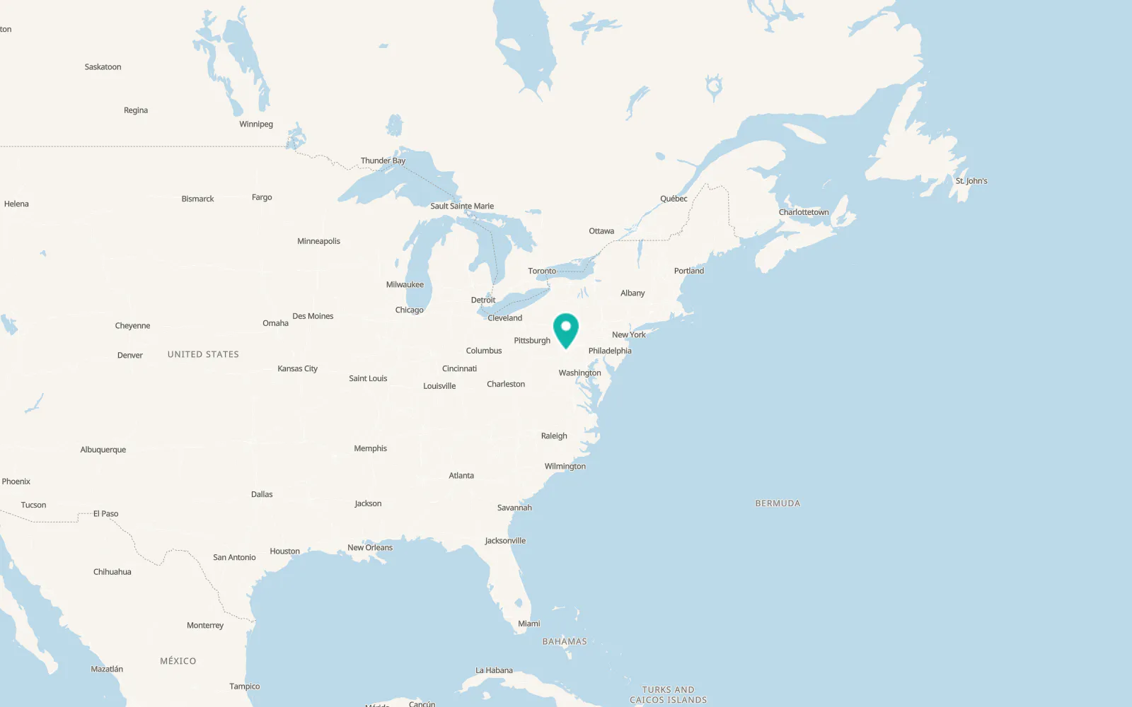 Map of Mercersburg