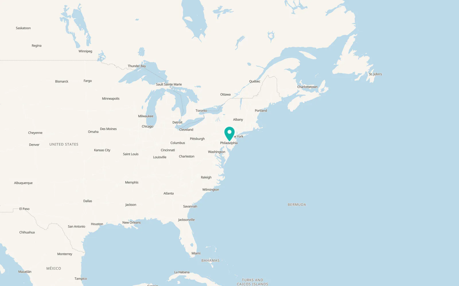 Map of Merchantville