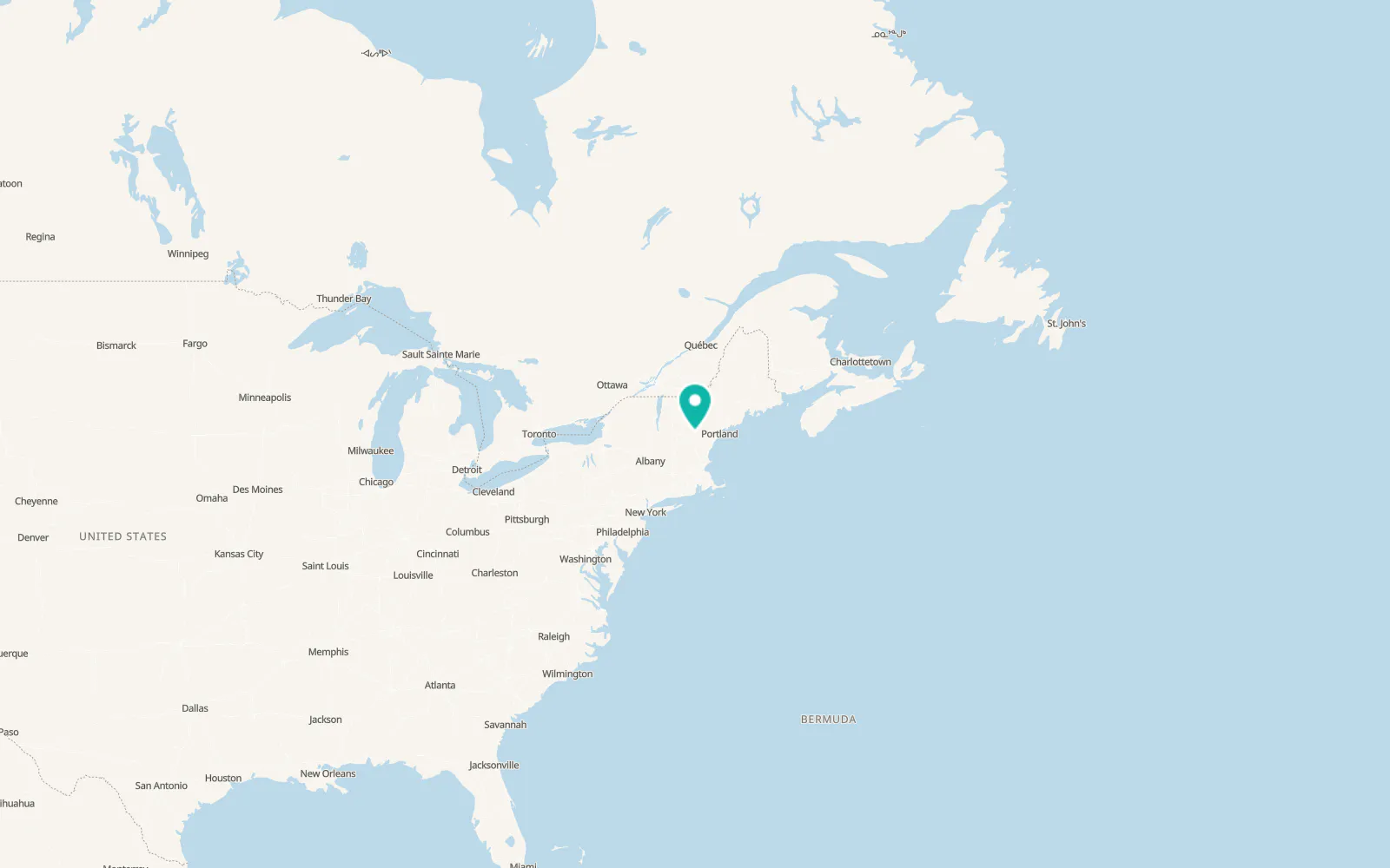 Map of Meredith