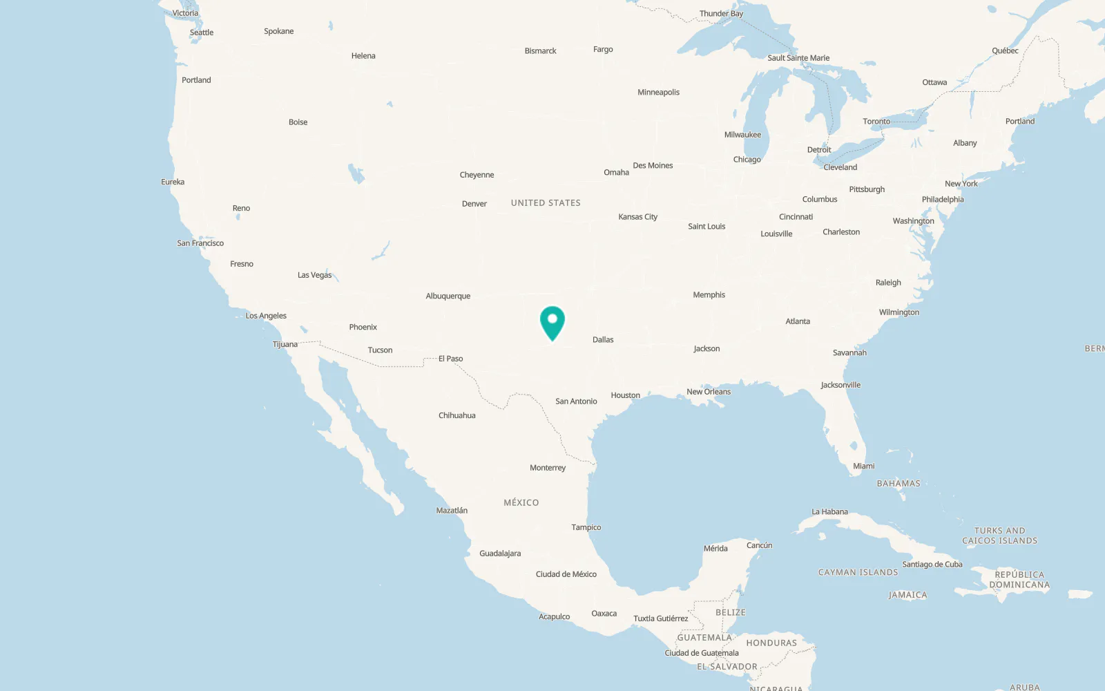 Map of Merkel
