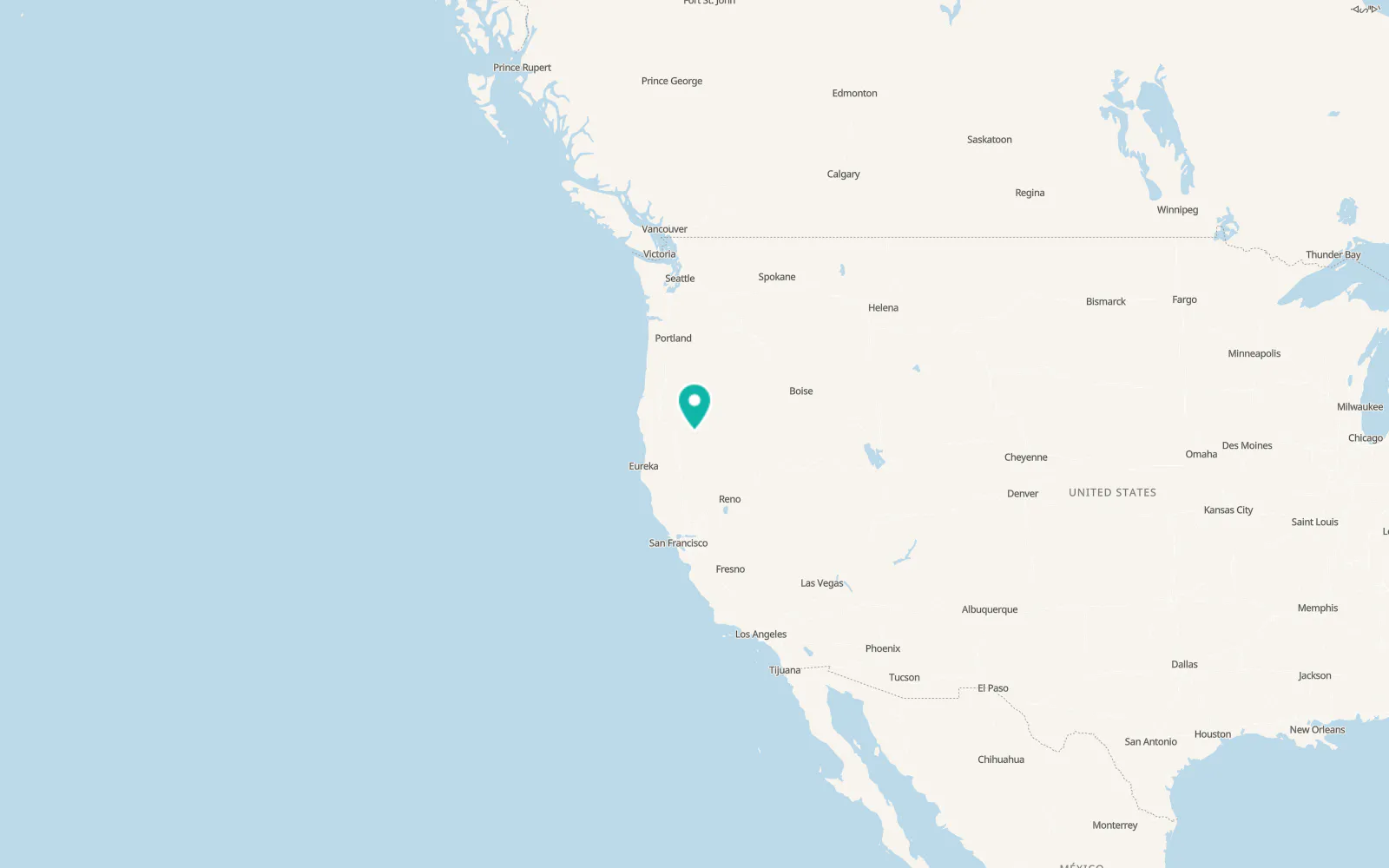 Map of Merrill