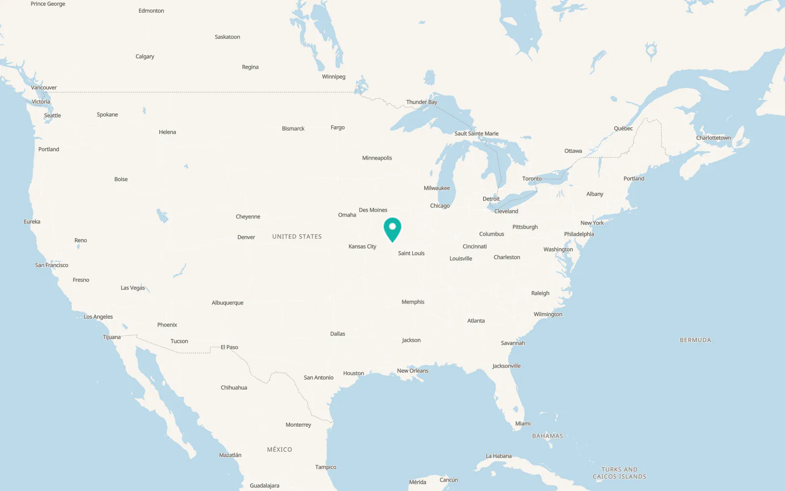 Map of Mexico