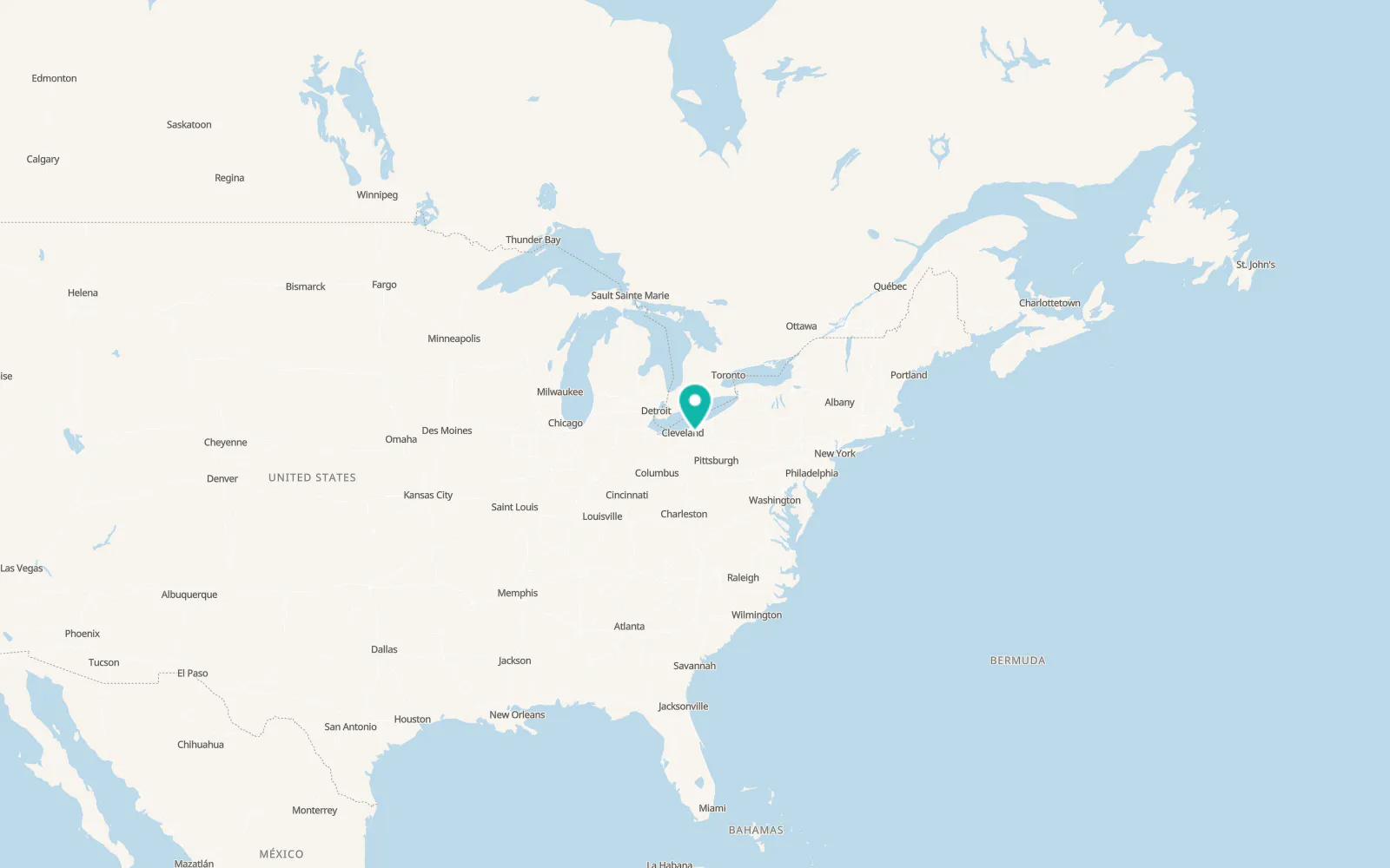 Map of Middlefield