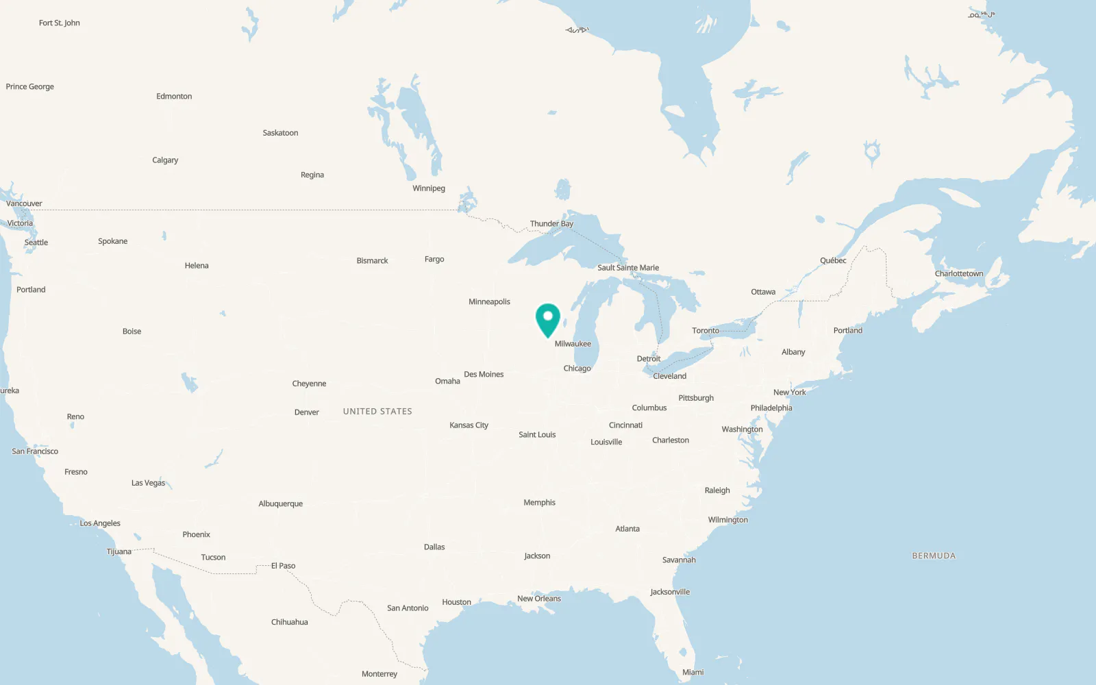 Map of Middleton