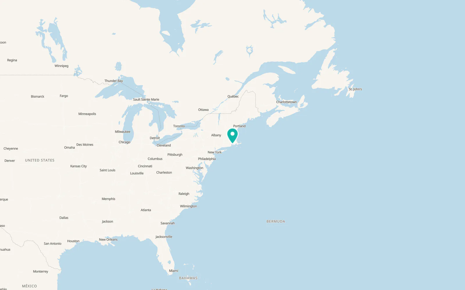 Map of Middletown