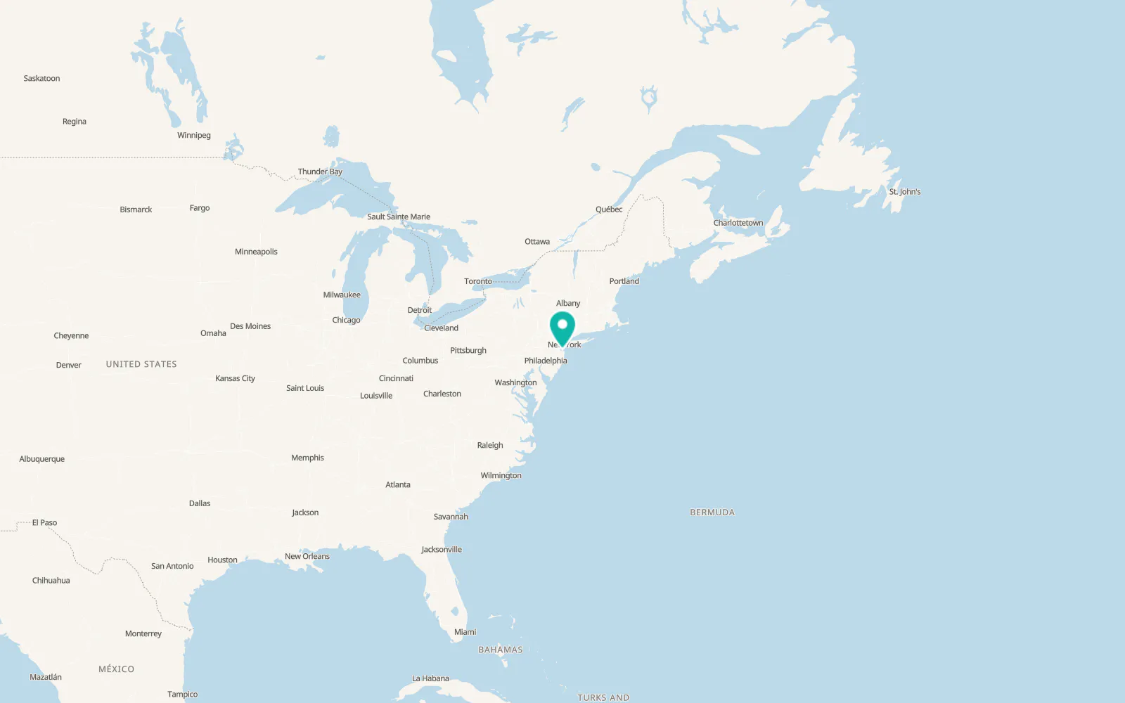 Map of Middletown