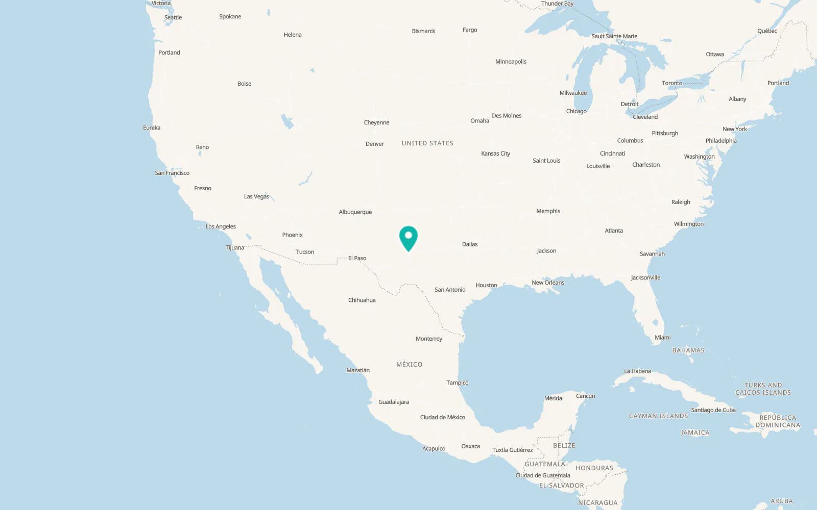 Map of Midland