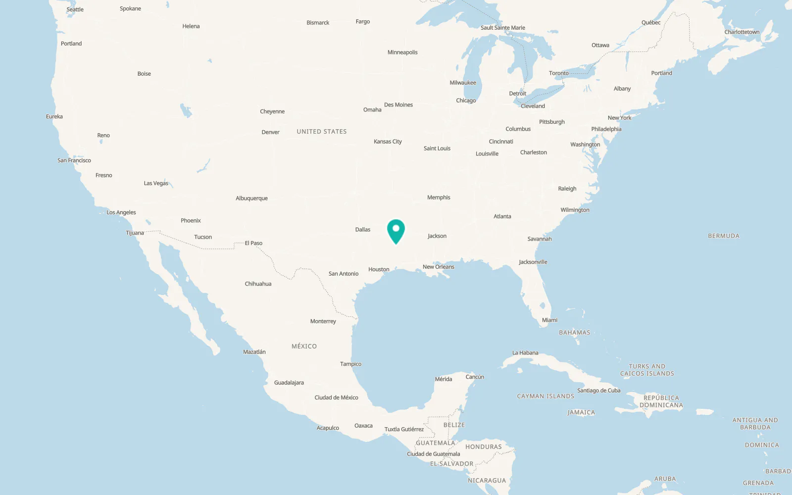 Map of Milam