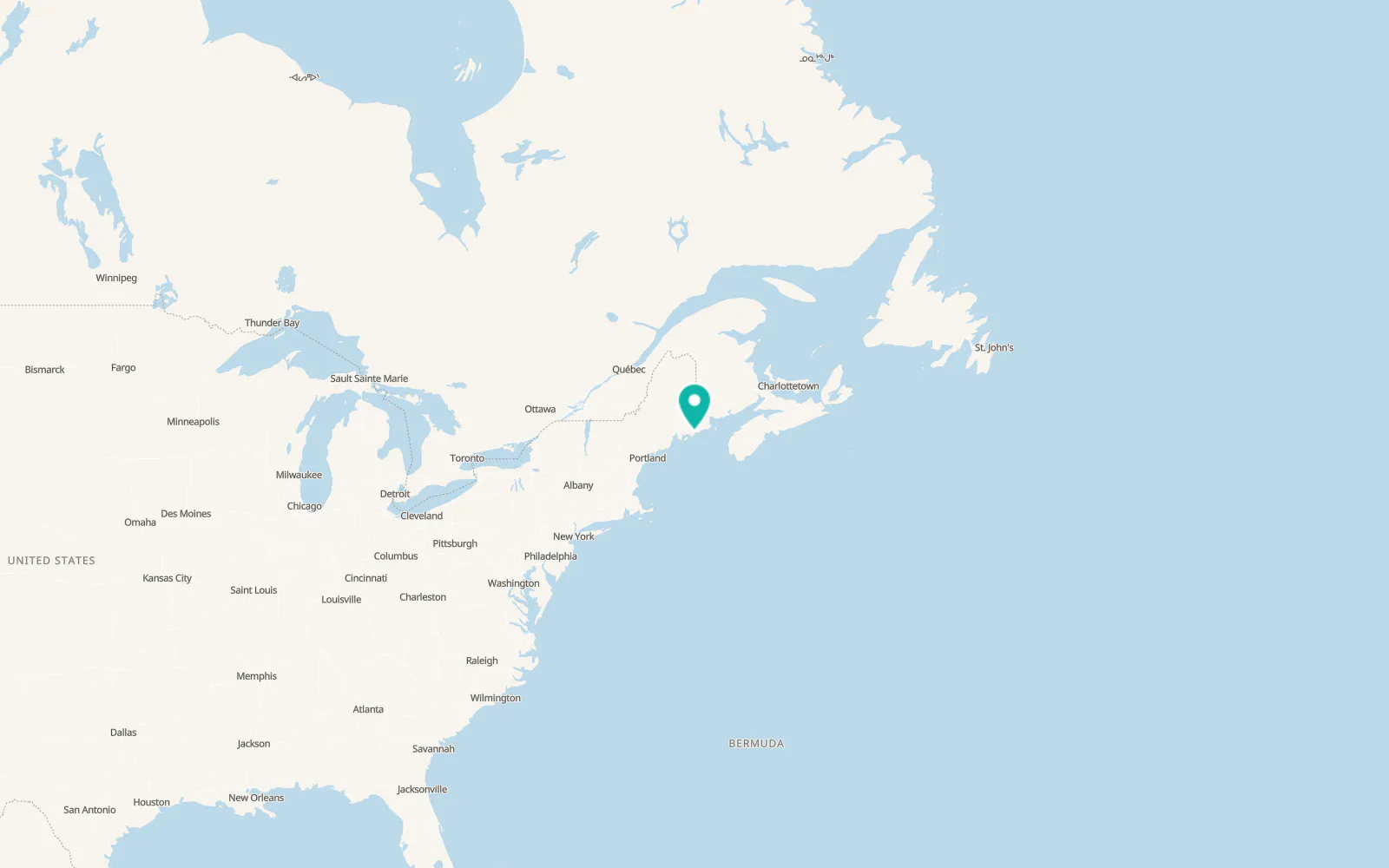 Map of Milbridge