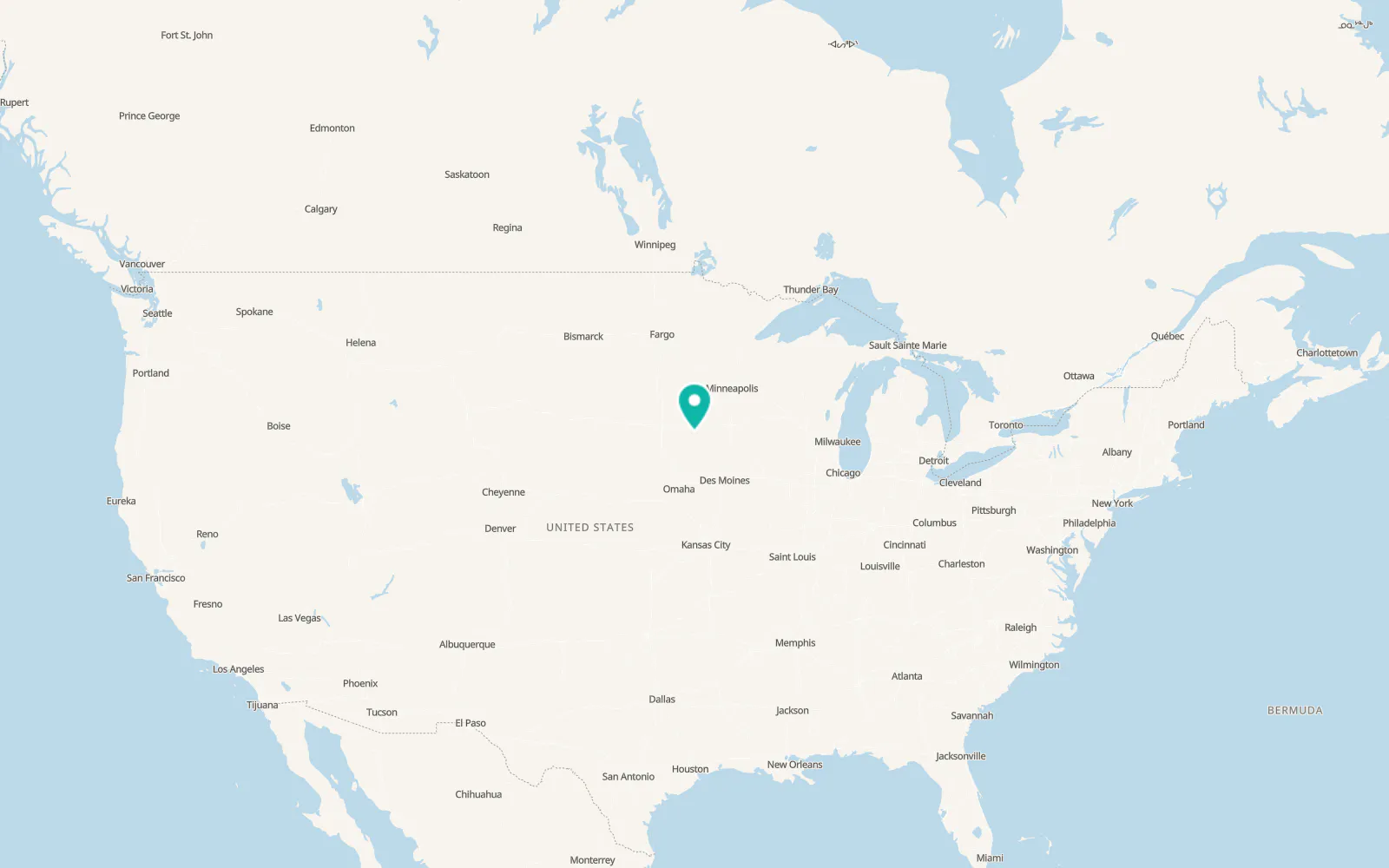 Map of Milford