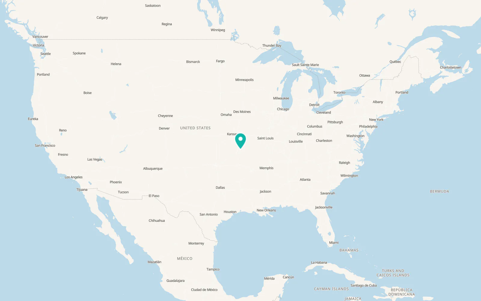Map of Miller