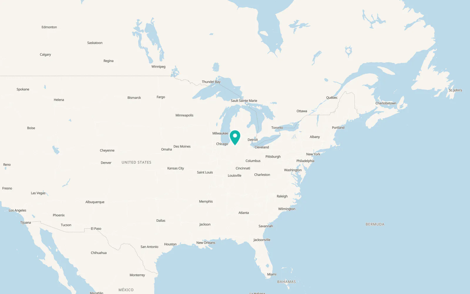 Map of Millersburg