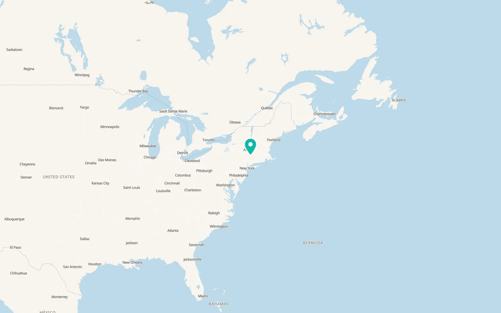 Map of Millerton