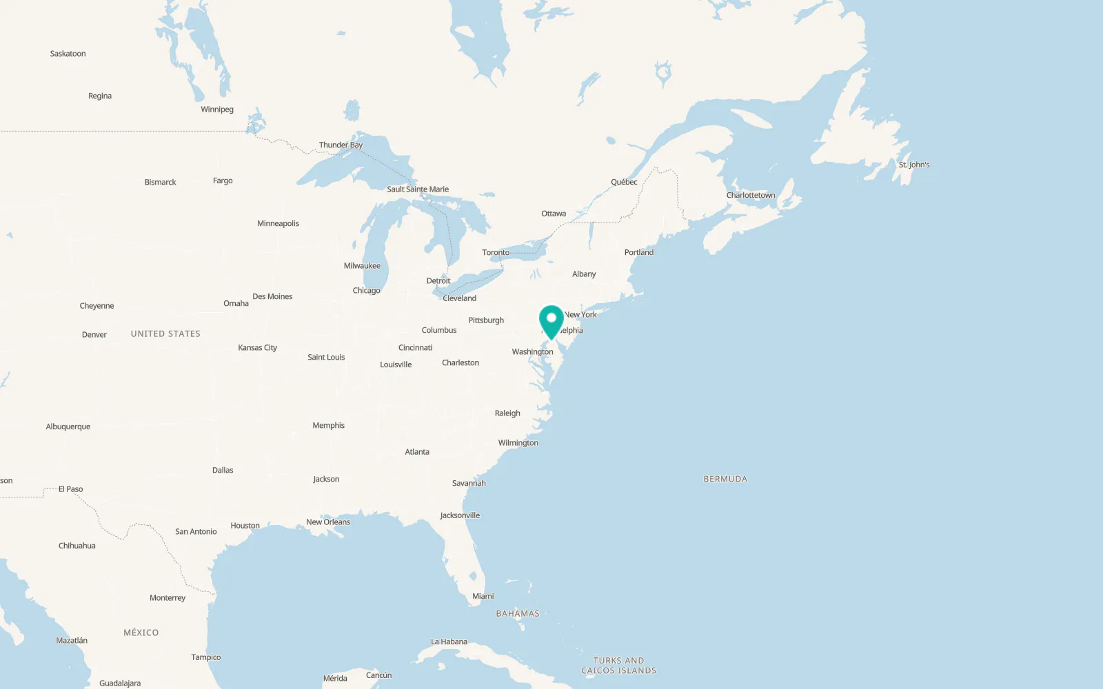 Map of Millington