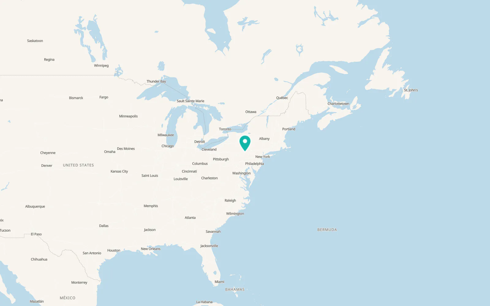 Map of Millville
