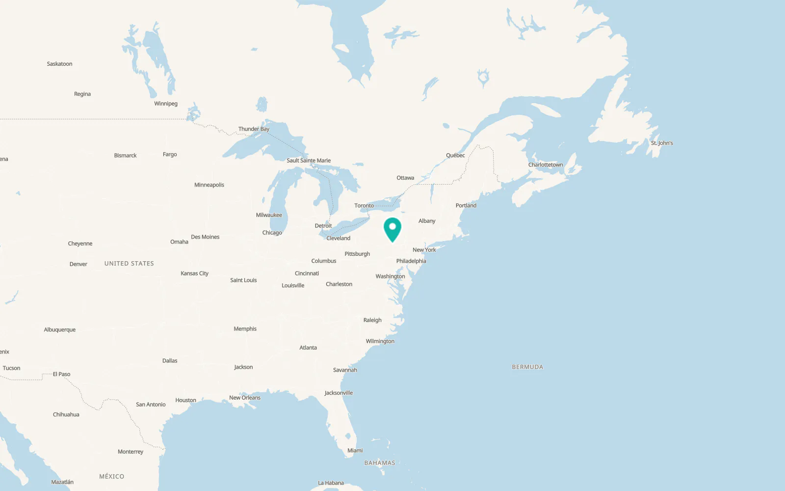 Map of Milton