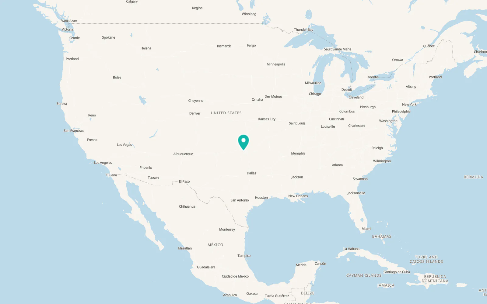 Map of Minco