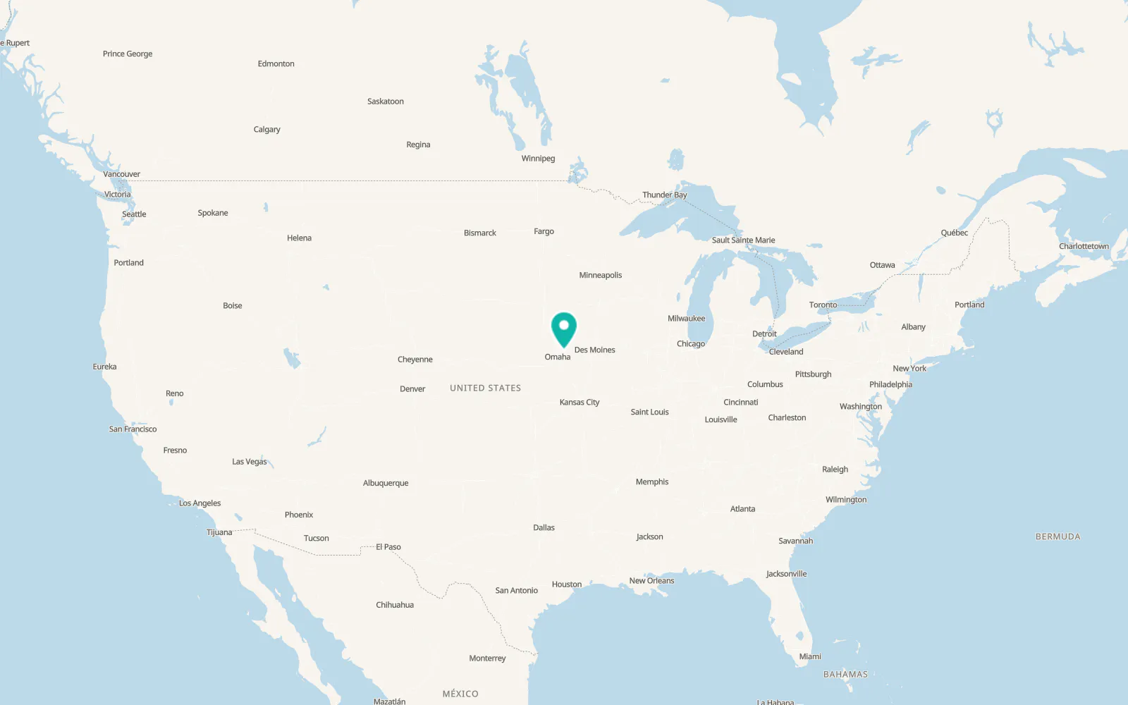 Map of Minden