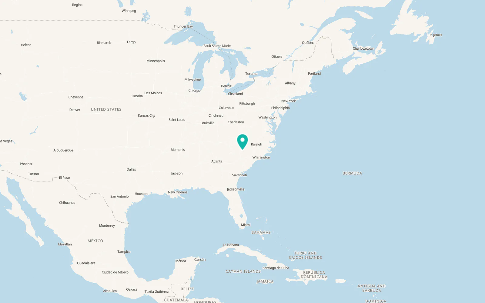 Map of Mineral Springs