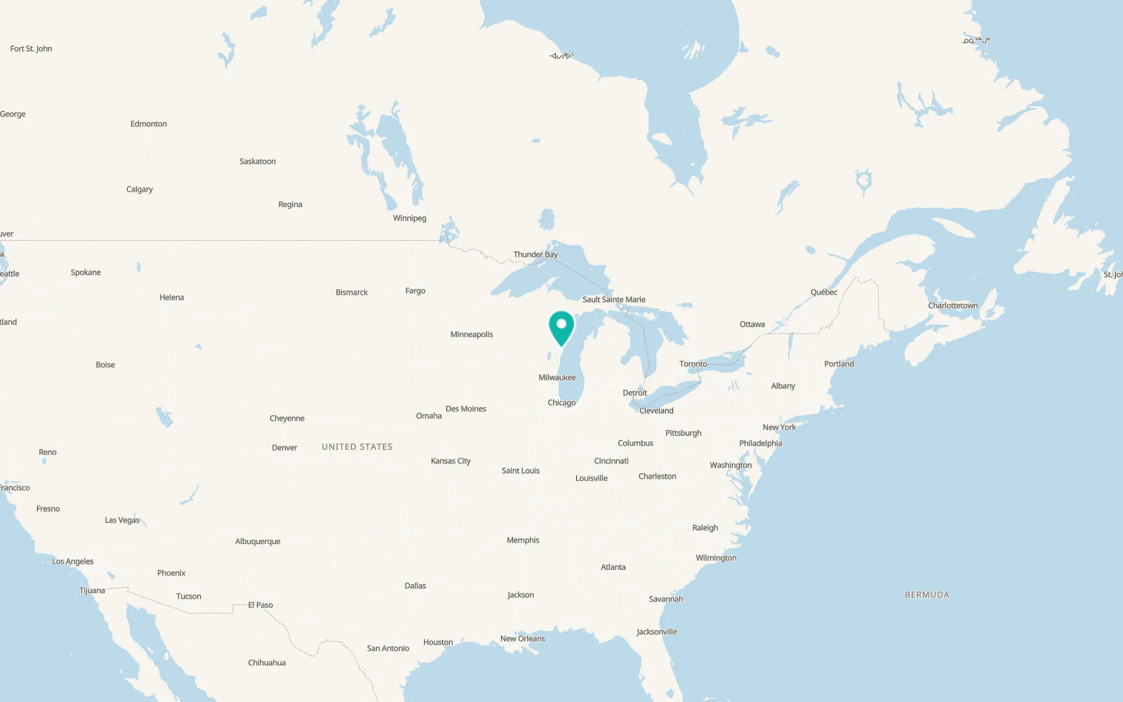 Map of Mishicot