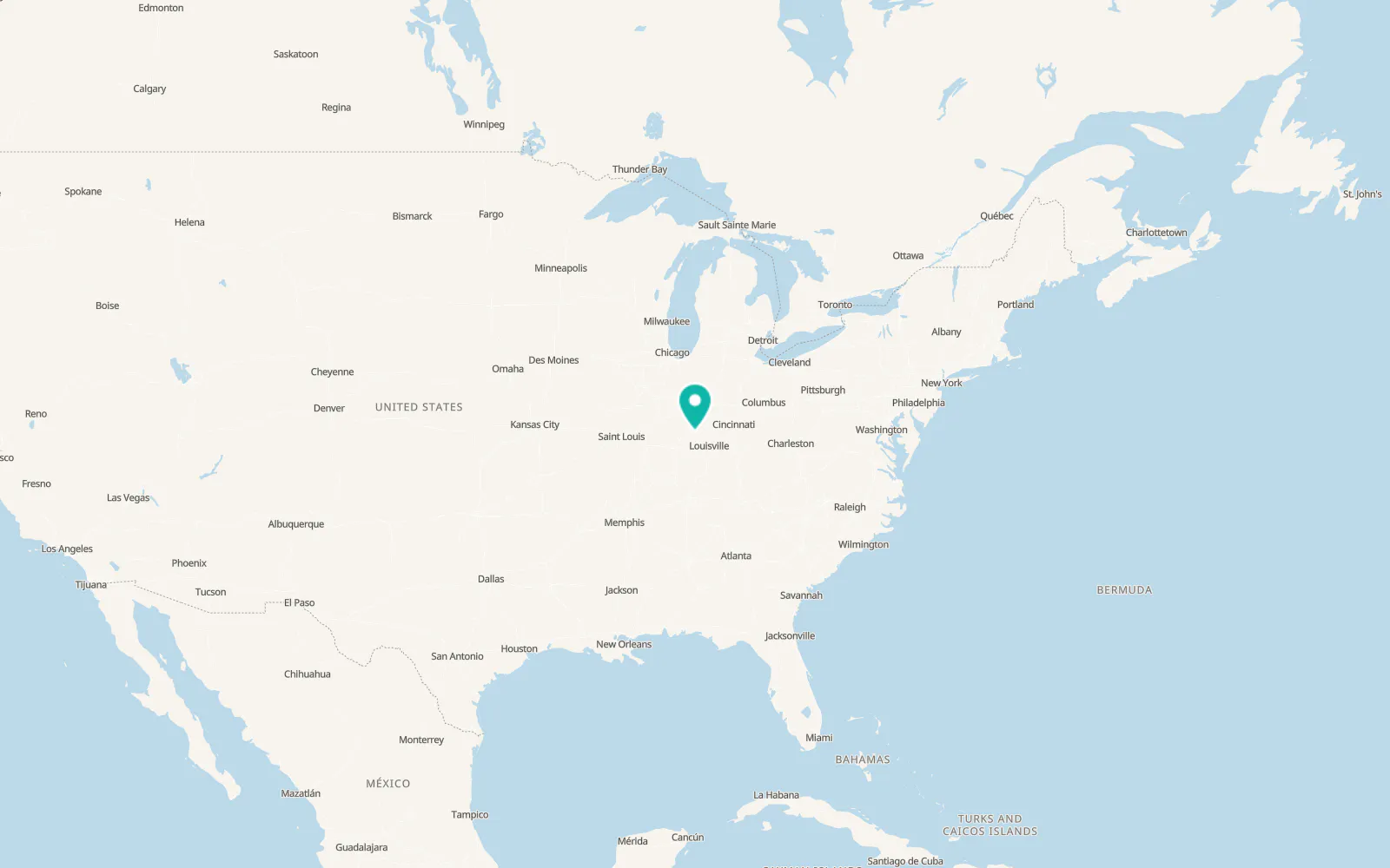 Map of Mitchell