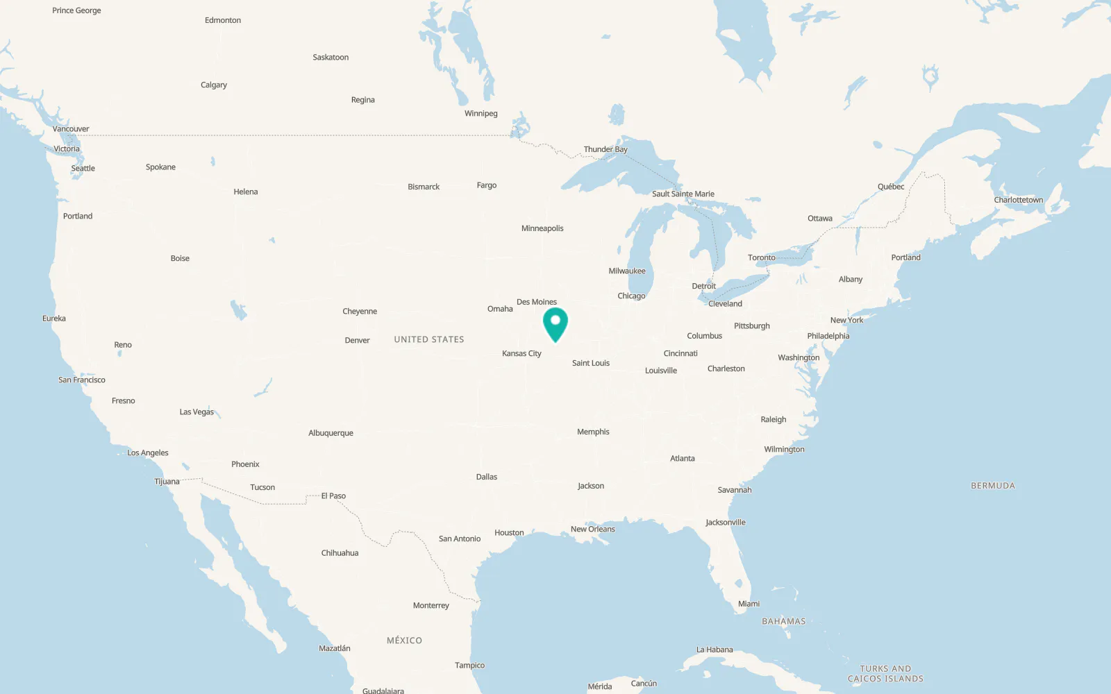 Map of Moberly