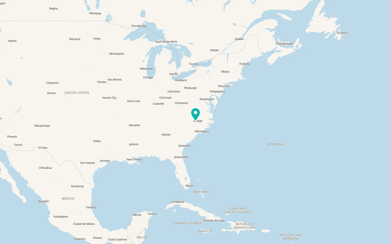 Map of Moncure