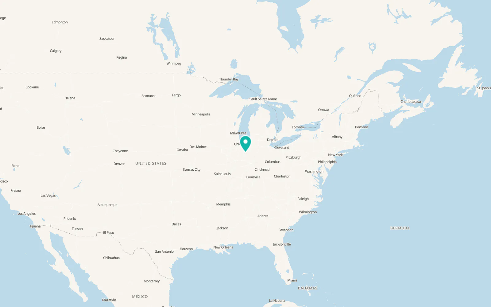 Map of Monon