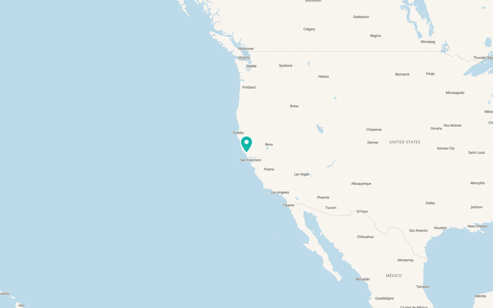 Map of Monte Rio