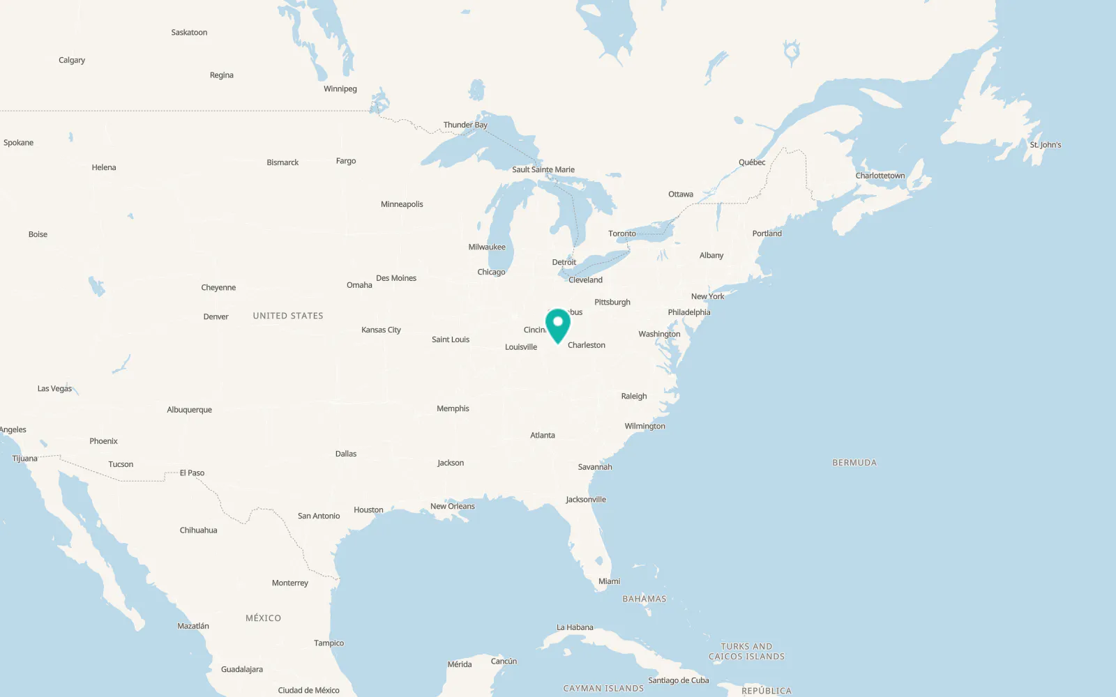 Map of Morehead