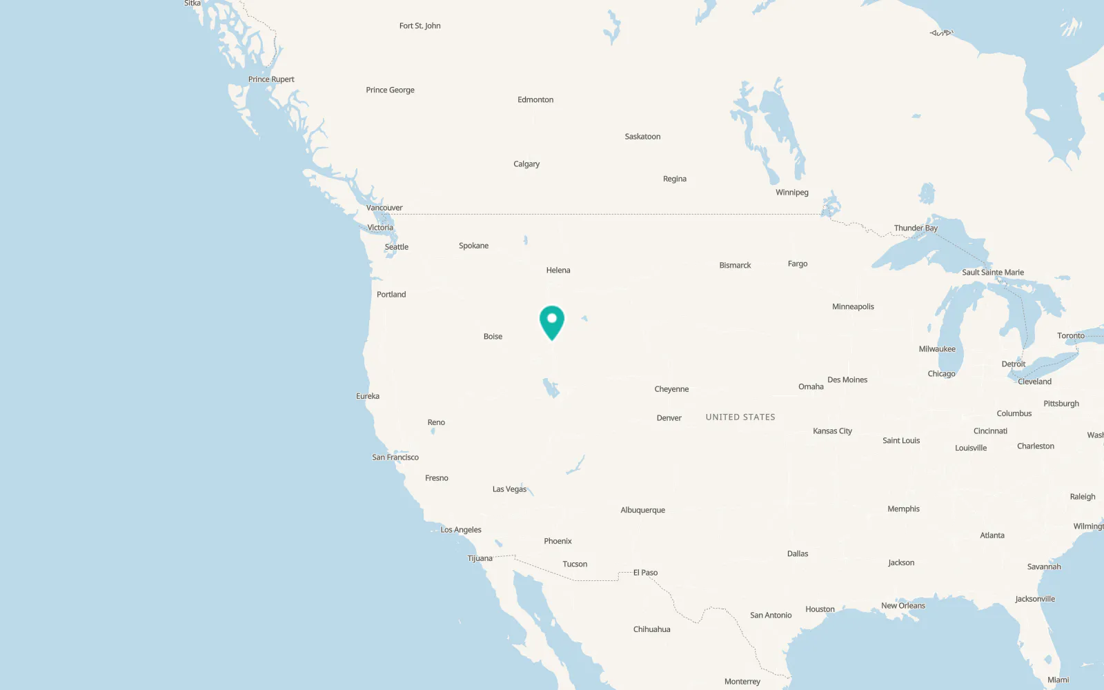 Map of Moreland
