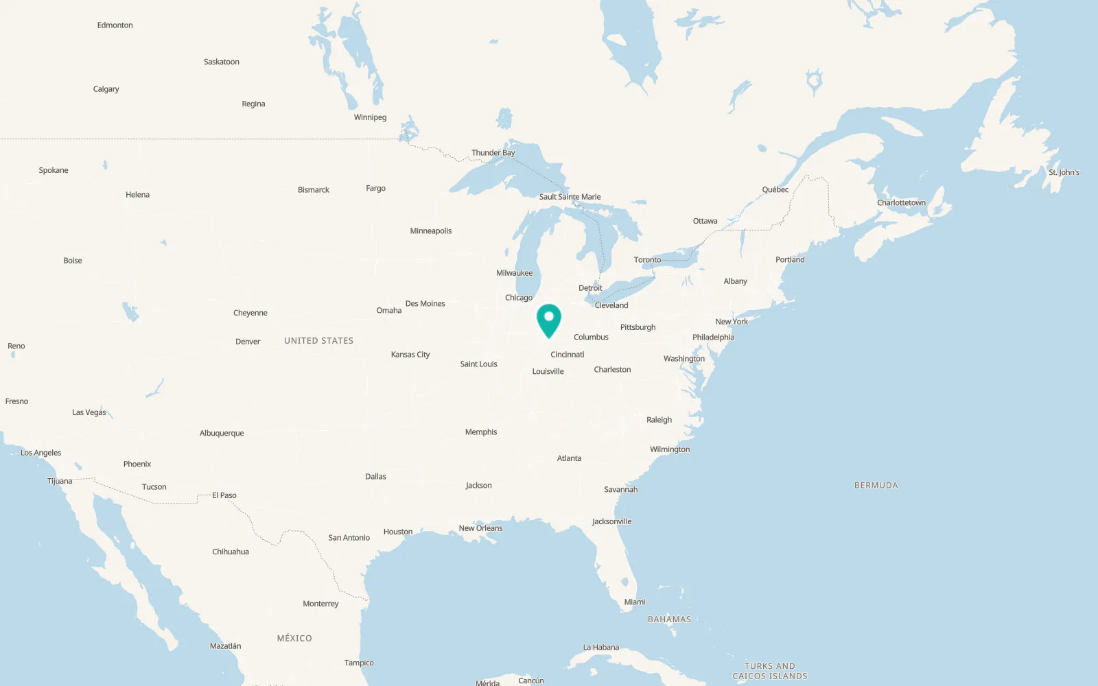 Map of Morristown