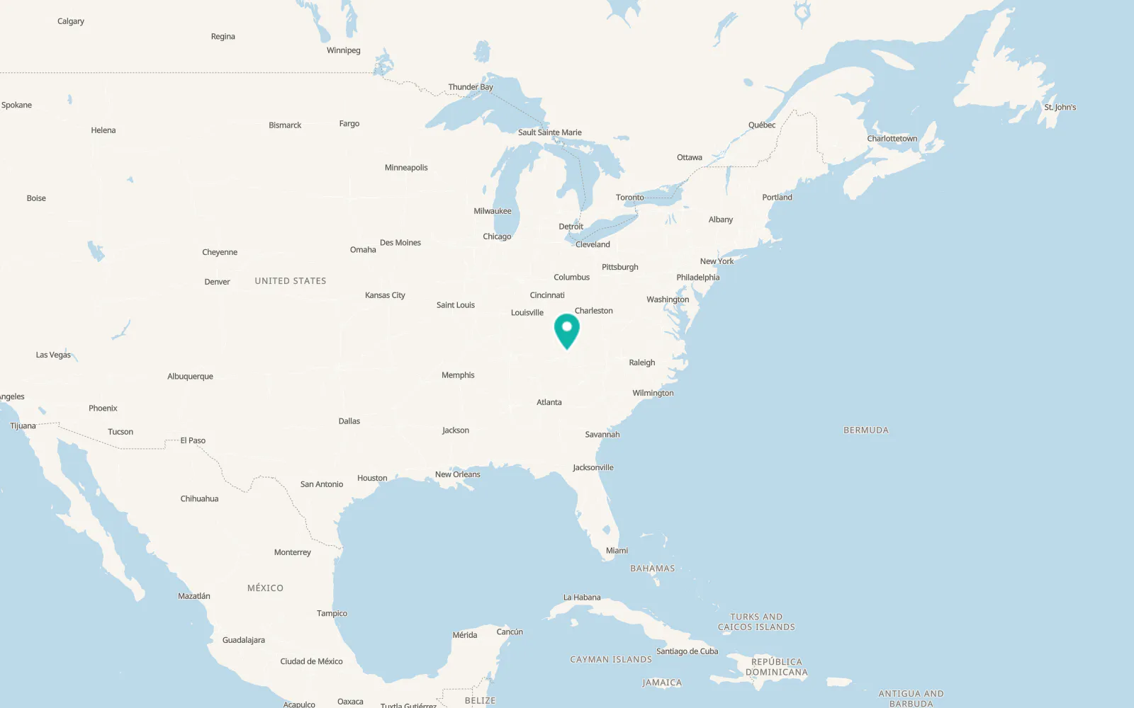 Map of Morristown