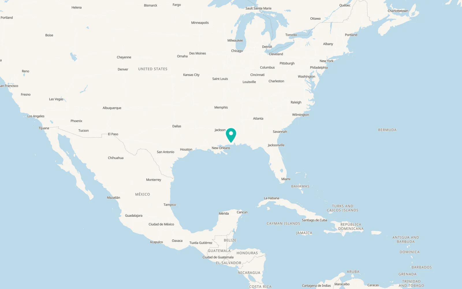 Map of Moss Point