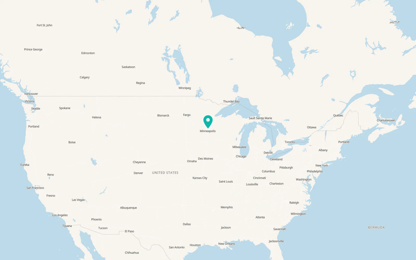 Map of Mounds View